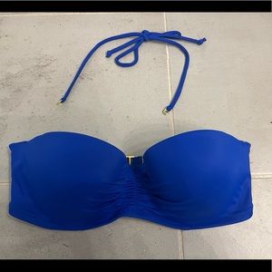 Victoria’s Secret Blue Swim Bandeau Top